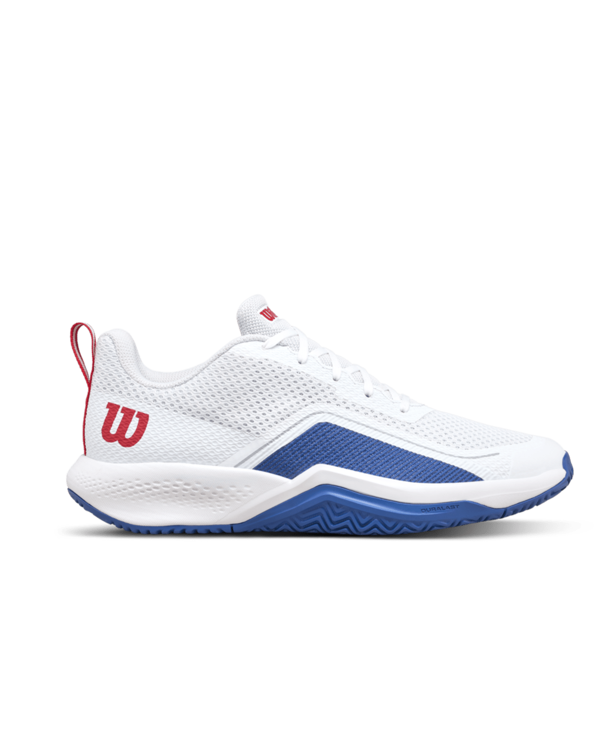 Wilson Rush Pro Lite Men's Tennis Shoes - White/Deja Vu Blue - Racquet Point