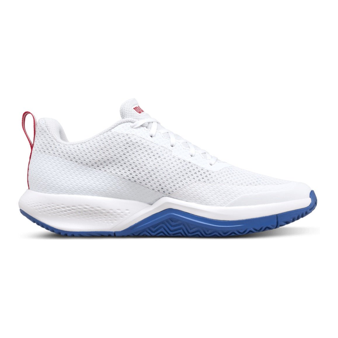 Wilson Rush Pro Lite Men's Tennis Shoes - White/Deja Vu Blue - Racquet Point