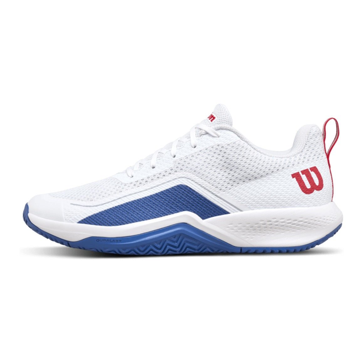 Wilson Rush Pro Lite Men's Tennis Shoes - White/Deja Vu Blue - Racquet Point
