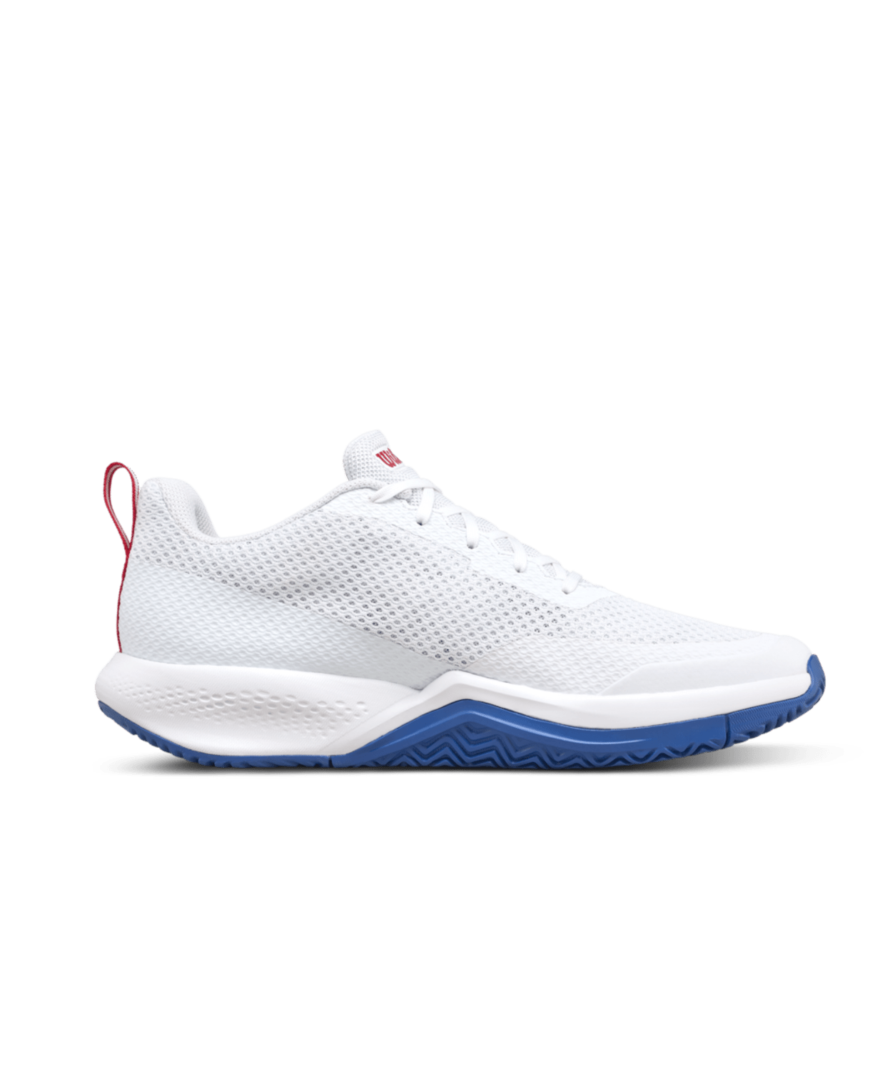 Wilson Rush Pro Lite Men's Tennis Shoes - White/Deja Vu Blue - Racquet Point