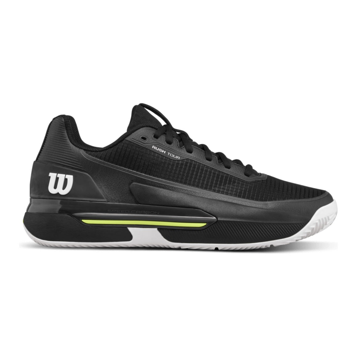 Wilson Rush Tour 5 Clay Men's Tennis Shoes - Black/White - Racquet Point