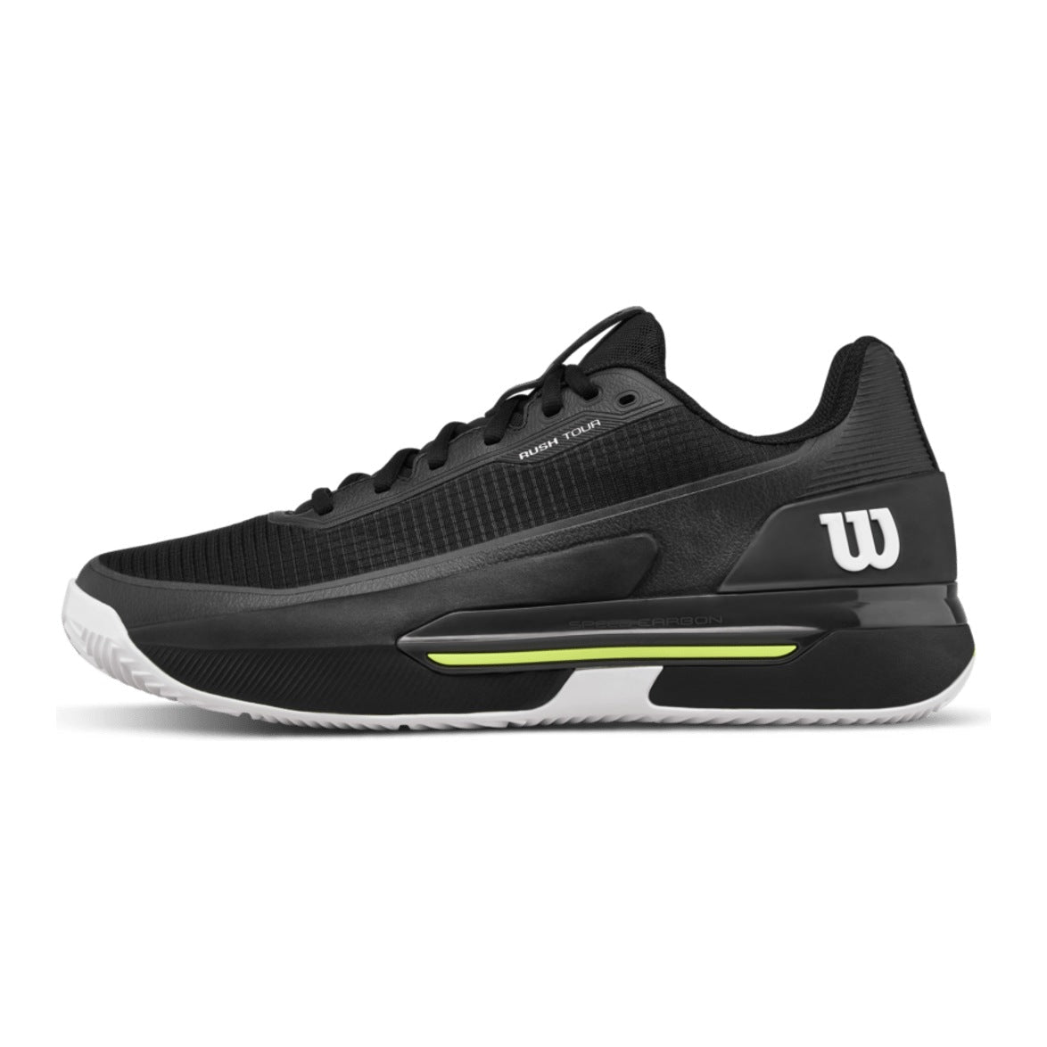 Wilson Rush Tour 5 Clay Men's Tennis Shoes - Black/White - Racquet Point