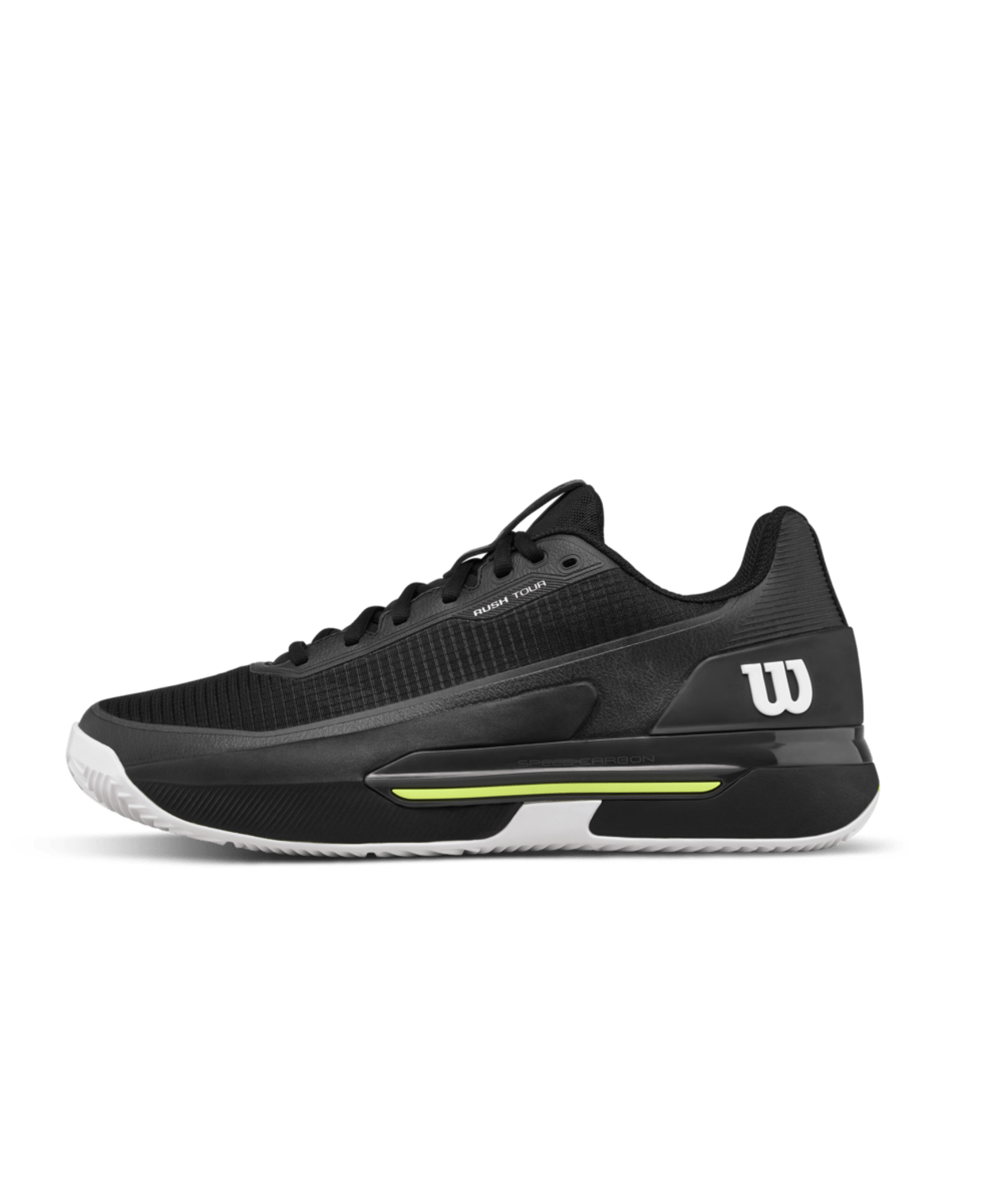 Wilson Rush Tour 5 Clay Men's Tennis Shoes - Black/White - Racquet Point