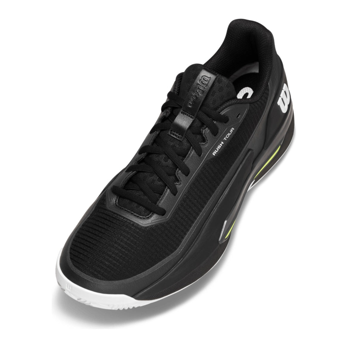 Wilson Rush Tour 5 Clay Men's Tennis Shoes - Black/White - Racquet Point