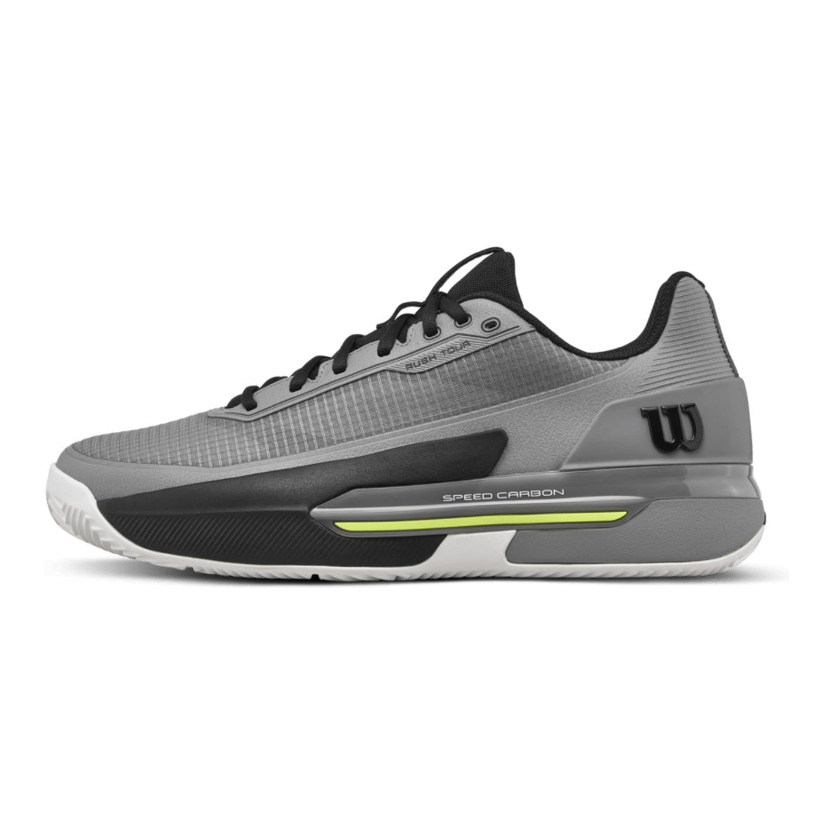 Wilson Rush Tour 5 Clay Men's Tennis Shoes - Titanium/Black - Racquet Point
