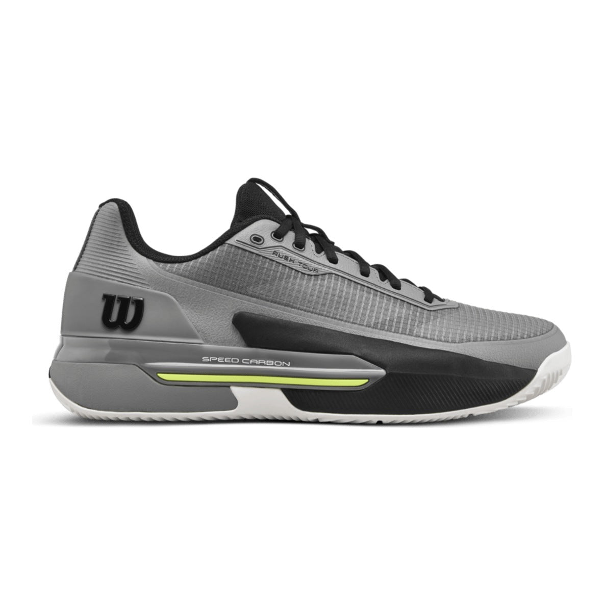 Wilson Rush Tour 5 Clay Men's Tennis Shoes - Titanium/Black - Racquet Point