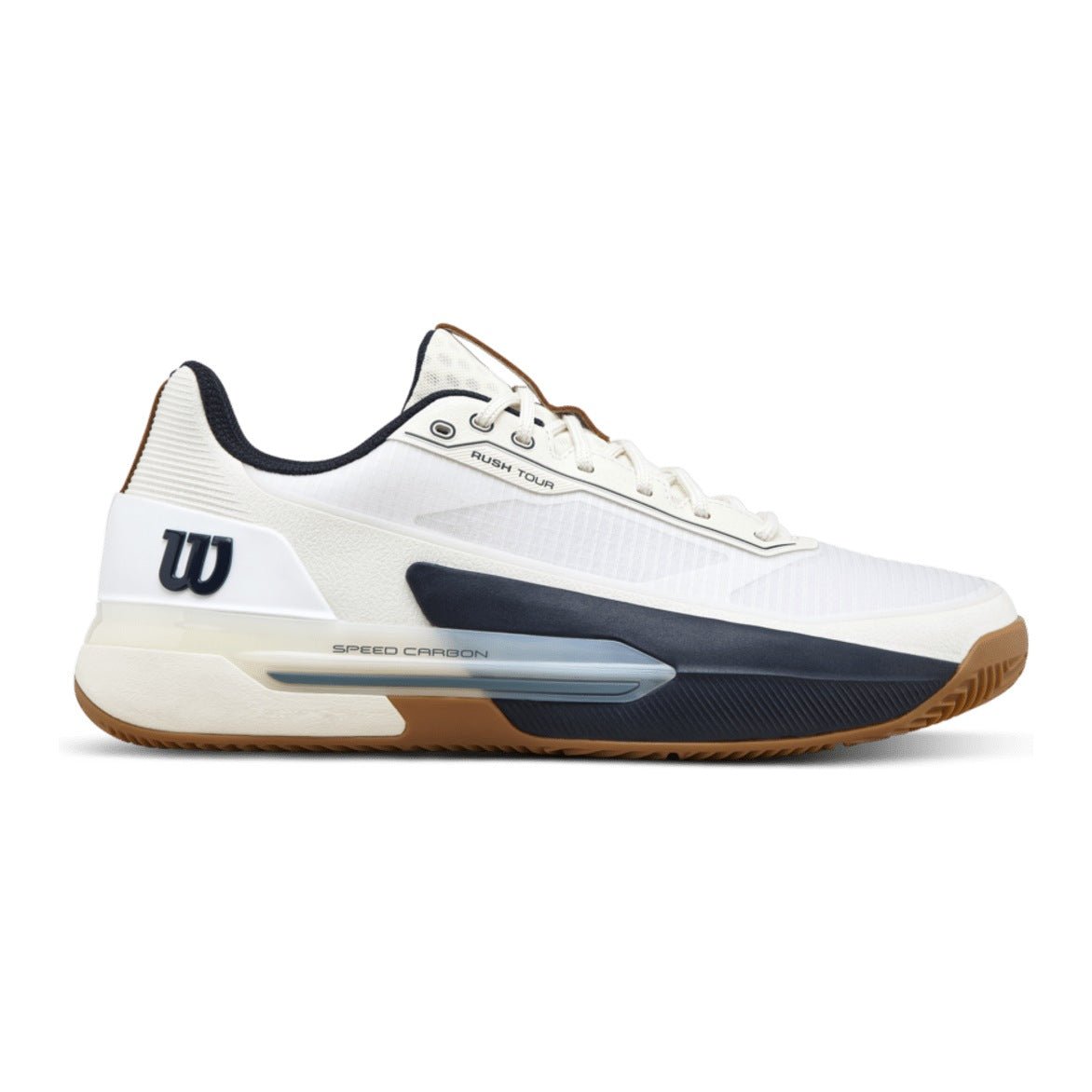 Wilson Rush Tour 5 Clay Men's Tennis Shoes - White/Navy Blazer - Racquet Point