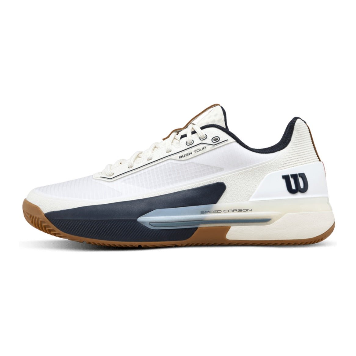 Wilson Rush Tour 5 Clay Men's Tennis Shoes - White/Navy Blazer - Racquet Point