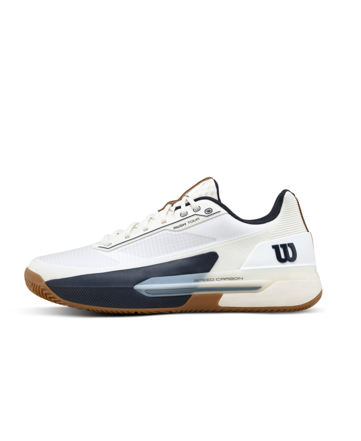Wilson Rush Tour 5 Clay Men's Tennis Shoes - White/Navy Blazer - Racquet Point