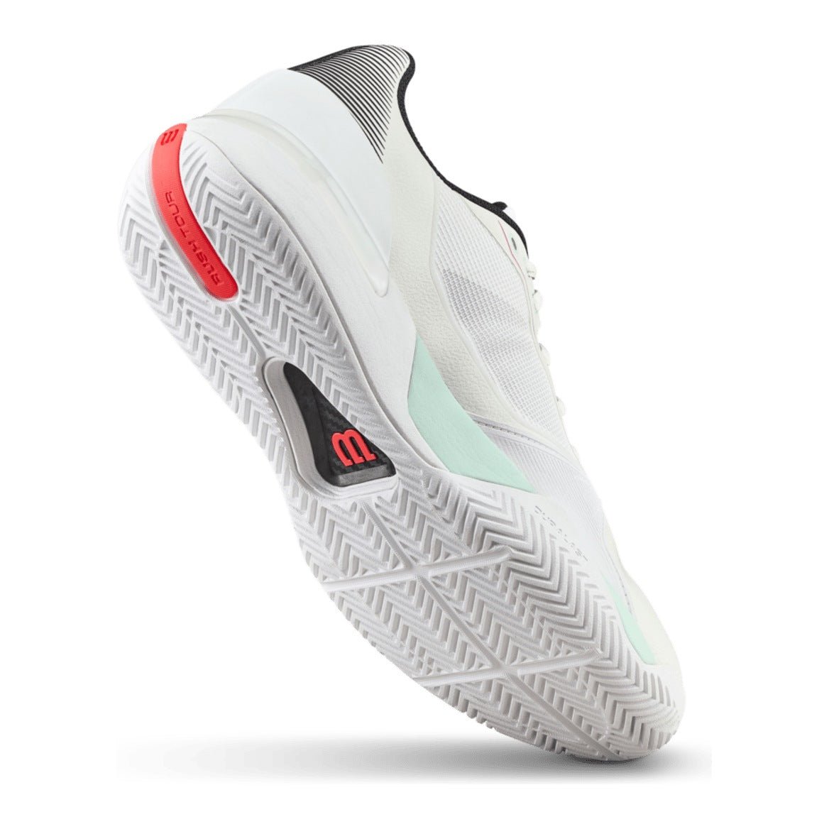 Wilson Rush Tour 5 Men's Tennis Shoes - White/Bay - Racquet Point