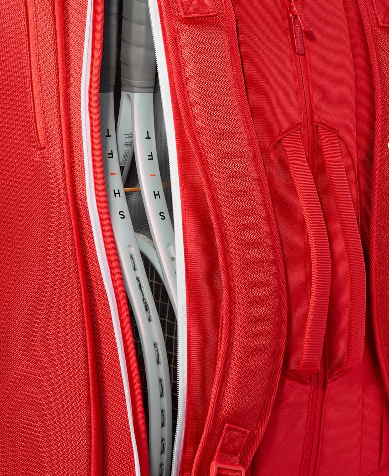 Wilson Super Tour 15 Pack Tennis Bag - Red (2025) - Racquet Point