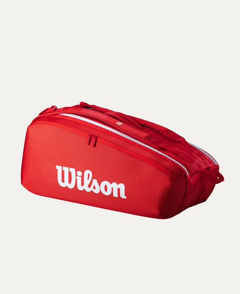 Wilson Super Tour 9 Pack Tennis Bag - Red