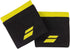 Babolat Logo Singlewide Wristbands Black/yellow Racquet Point