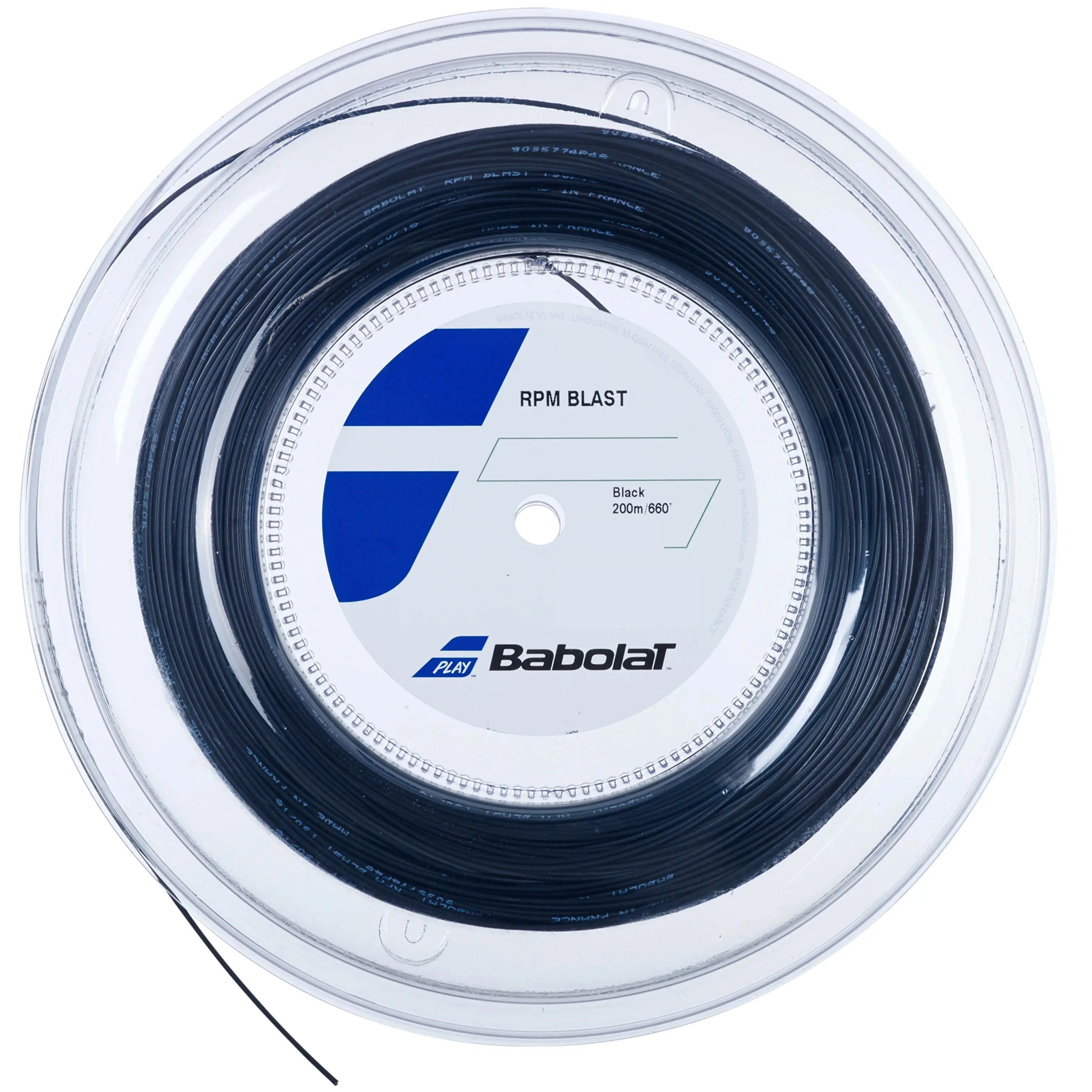 Babolat RPM Blast 17 Tennis String Reel 660 ft - Black Racquet Point