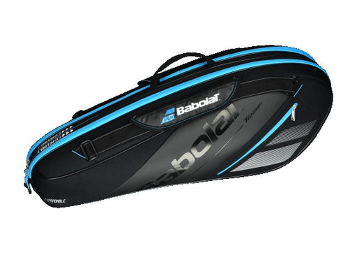 Babolat Team Line Expandable 6 Pack Tennis Bag - Black/Blue Racquet Point