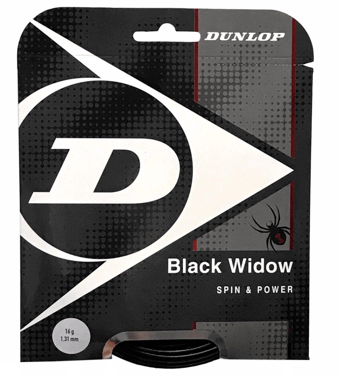 Dunlop Black Widow 16 Tennis String Set Racquet Point