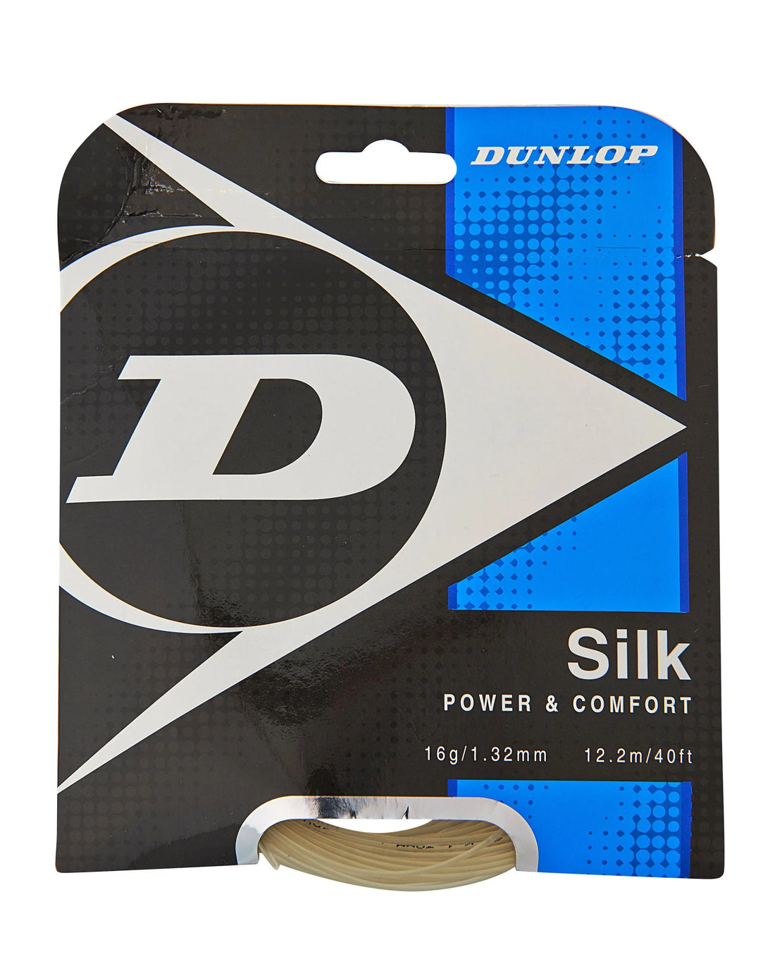 Dunlop Silk 16 Tennis String Set - Natural Color Racquet Point