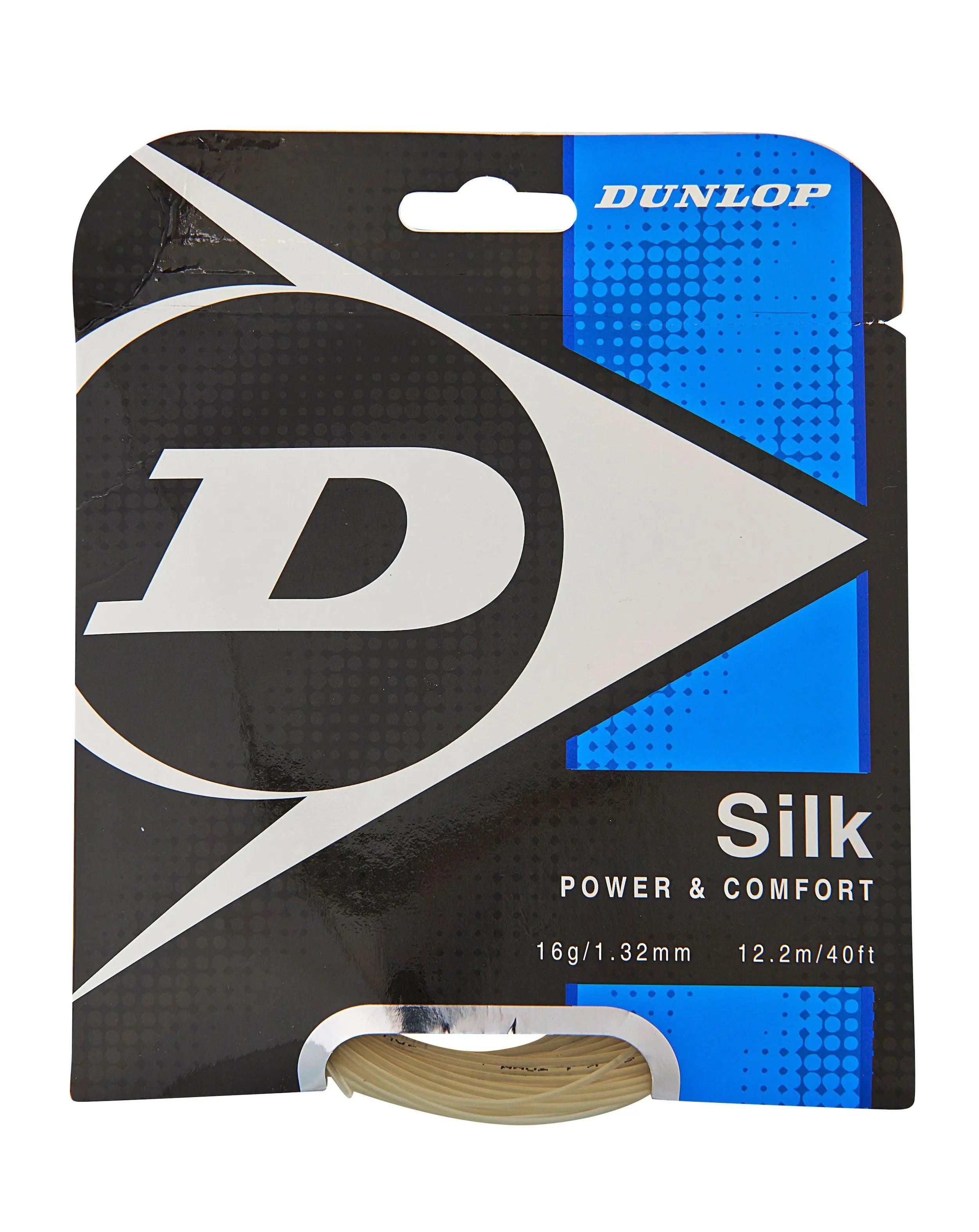 Dunlop Silk 16 Tennis String Set - Natural Color Racquet Point