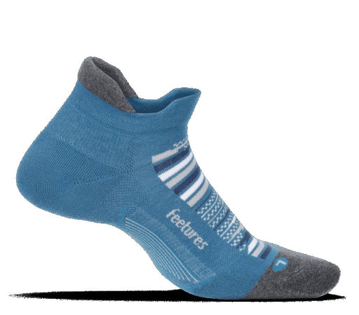 Feetures Elite Max Cushion No Show Tab Socks - Maui Blue Racquet Point