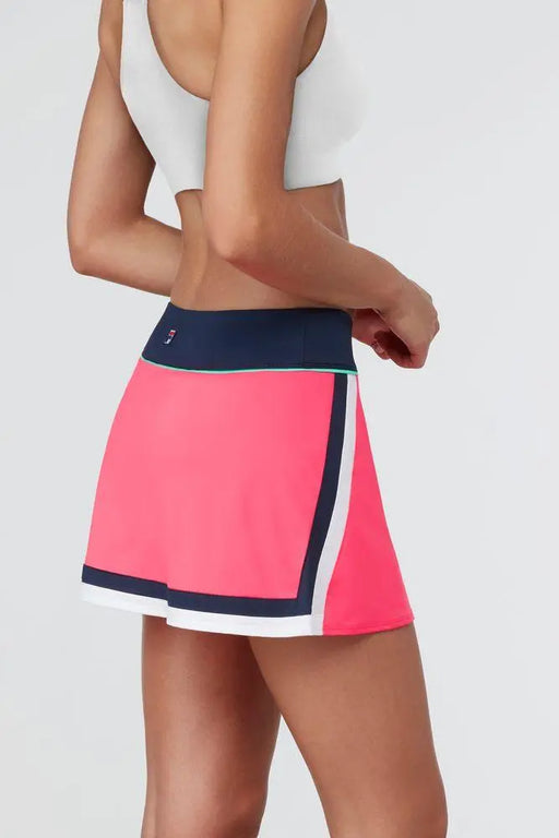 Fila Women's Heritage A Line Skort - Pink/Navy/White/Mint Racquet Point