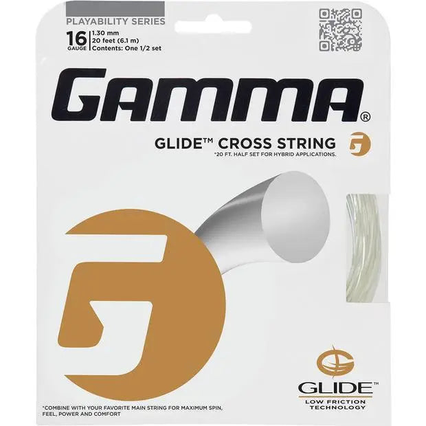 Gamma Glide Cross String Racquet Point