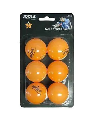 Joola Leisure 1 Star Ping Pong Table Tennis Balls - 6 orange balls Racquet Point