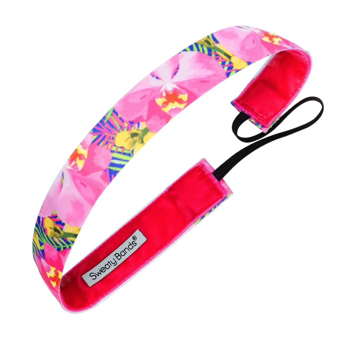 Sweaty Bands Sea Breeze Headband - Pink/Multi Racquet Point