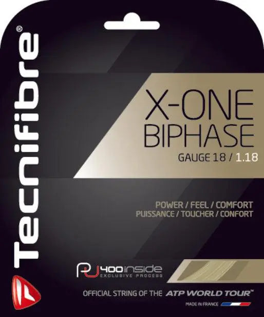 Tecnifibre X-One Biphase 18g/1.18mm String Set Racquet Point