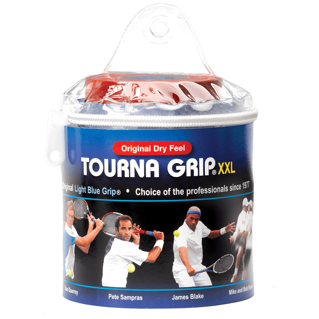Tourna Grip Overgrip XXL Travel Pouch - Blue - 30 Pack Racquet Point