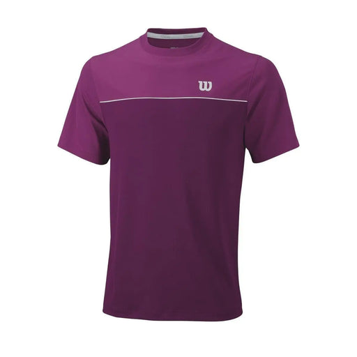 Wilson Men's Star Bonded Crew Shirt - Purple/Boysenbry Racquet Point