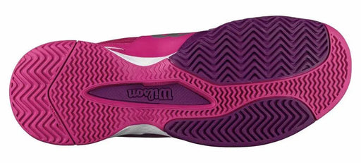 Wilson Rush Pro Junior Tennis Shoes - Pink/Purple/Clementine Racquet Point