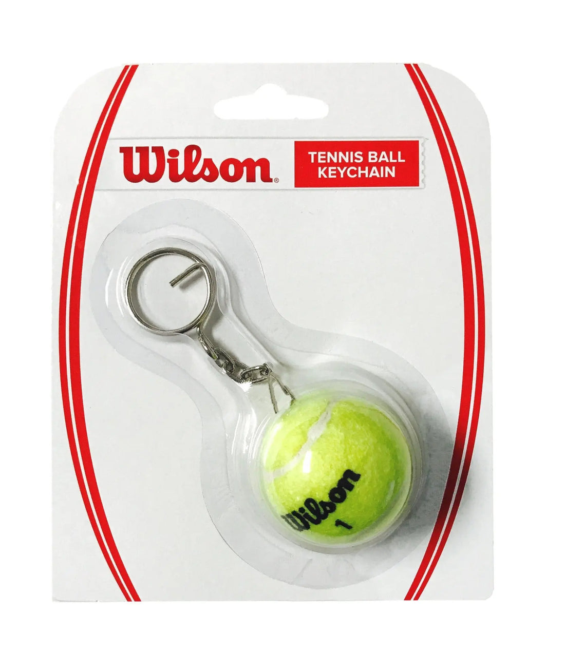 Wilson Tennis Ball Key Chain Racquet Point